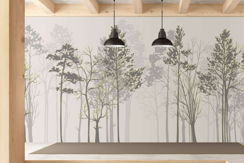 Textile Wall Mural Tree