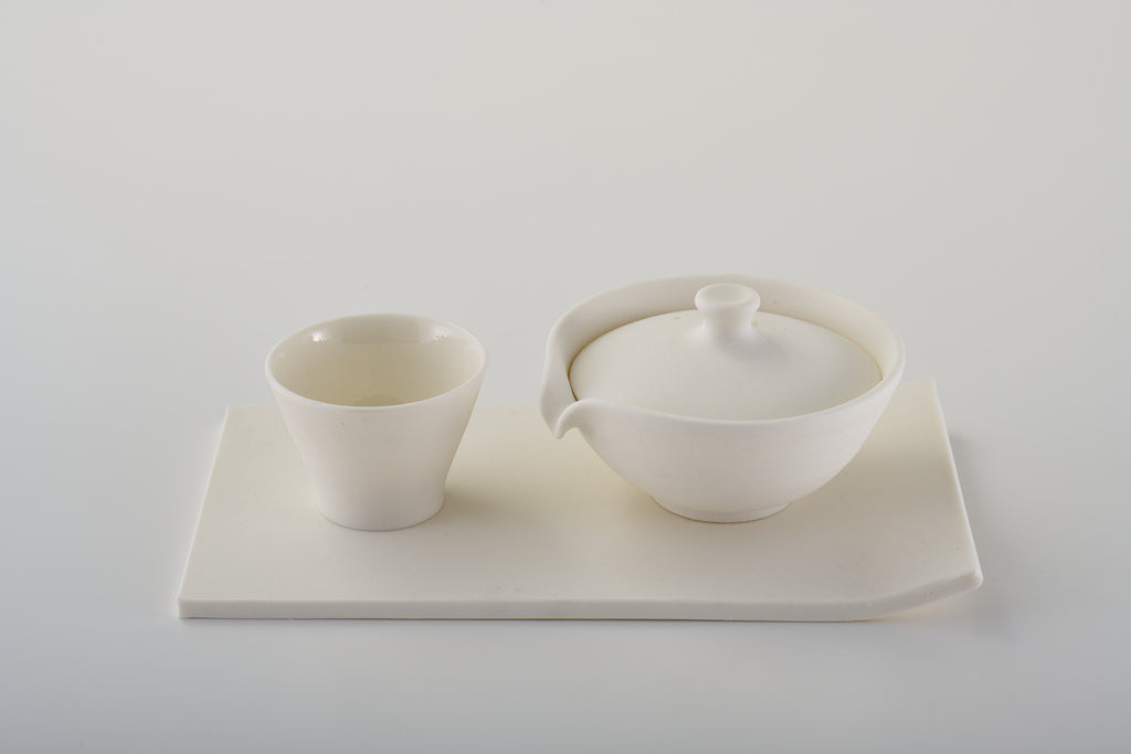 Shigaraki-Sencha-Set - transluzente Keramik